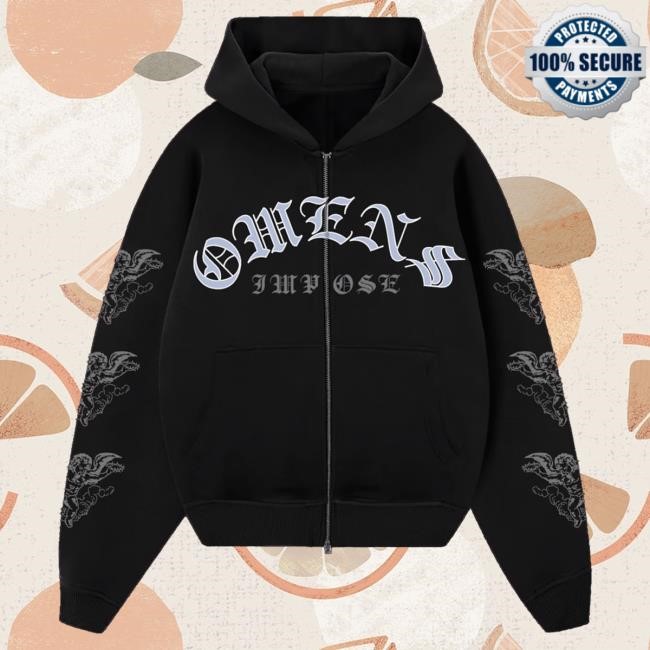 Bad Omens Impose Zip-Up Hoody Bad Omens Merch Store Official