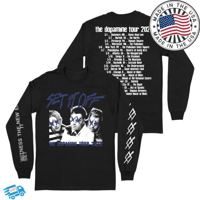 Set It Off Merch The Dopamine Tour Shirt – Set It Off