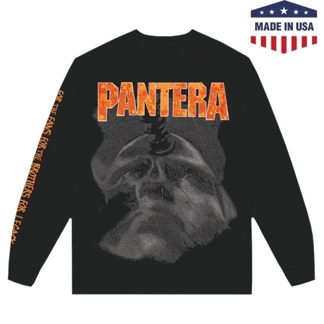 Official Pantera Merch Store Shop Tour 2024 Far Beyond Driven L/S T Shirt