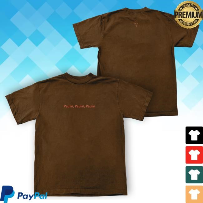 Travis Scott CJ X Paulin, Paulin, Paulin New Shirt