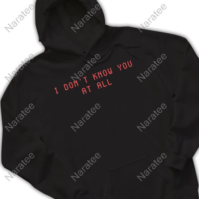 Billie Eilish Tours I Don't Know You At All Tee