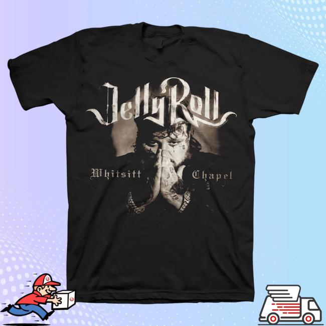 Official Rockabilia Merch Jelly Roll Prayer Popover Shirt