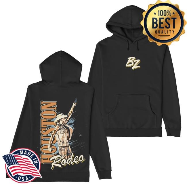 Official Bailey Zimmerman Merch Store Bailey Zimmerman BZ Rodeo Black Hoodies