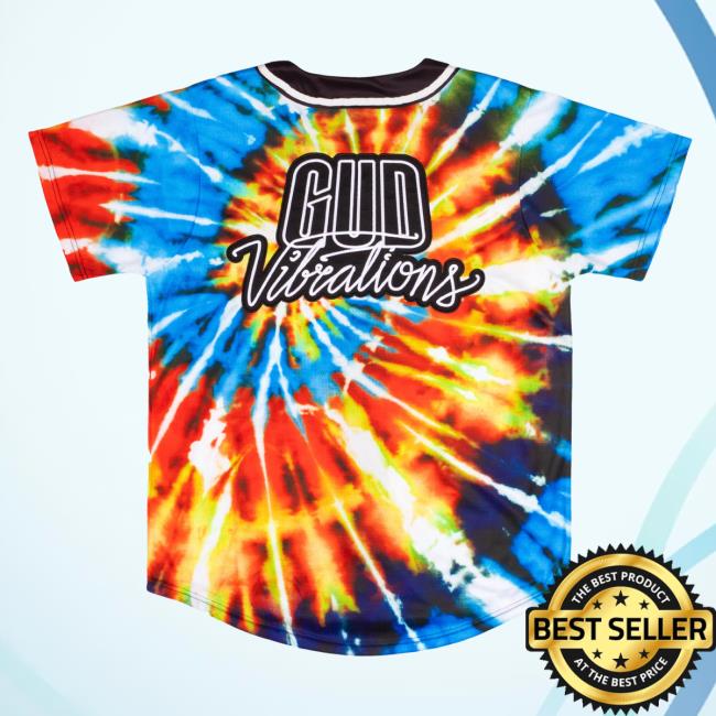 Slander Merch Store Gud Vibrations Tie Dye Jersey Top Shirt Slander Merch Store Gud Vibrations Tie Dye Jersey Tee Shirt