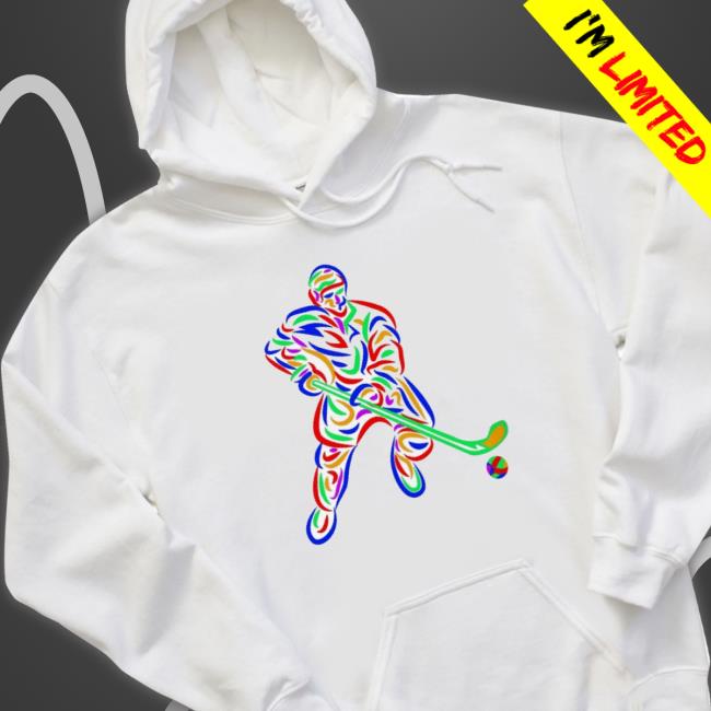 Official Abstract Field Hockey Player T-shirt
