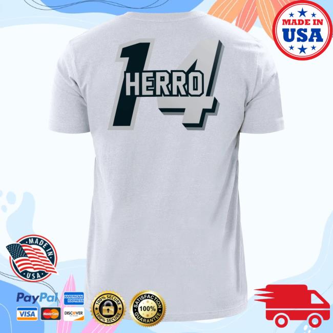 Official Miami Heat Shop Store Merch Tyler Herro New Era Miami Heat Mashup Name & Number White Attractive Shirt MiamiHeat