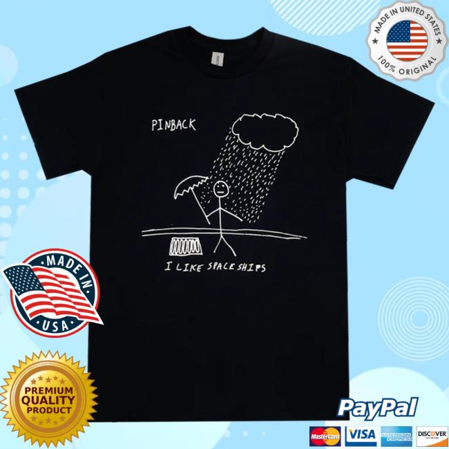 Official Pinback Merch Pinback Rainy Day Black Sweatshirt Hellomerch