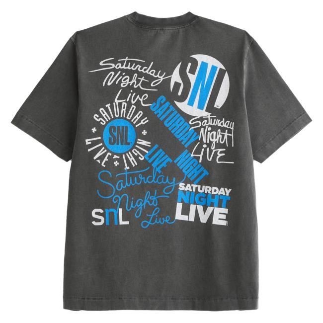 Official Official Abercrombie And Fitch Apparel Clothing Merch Premium Heavyweight 2.0 SNL Graphic T Shirt Abercrombiefitch Store Shop
