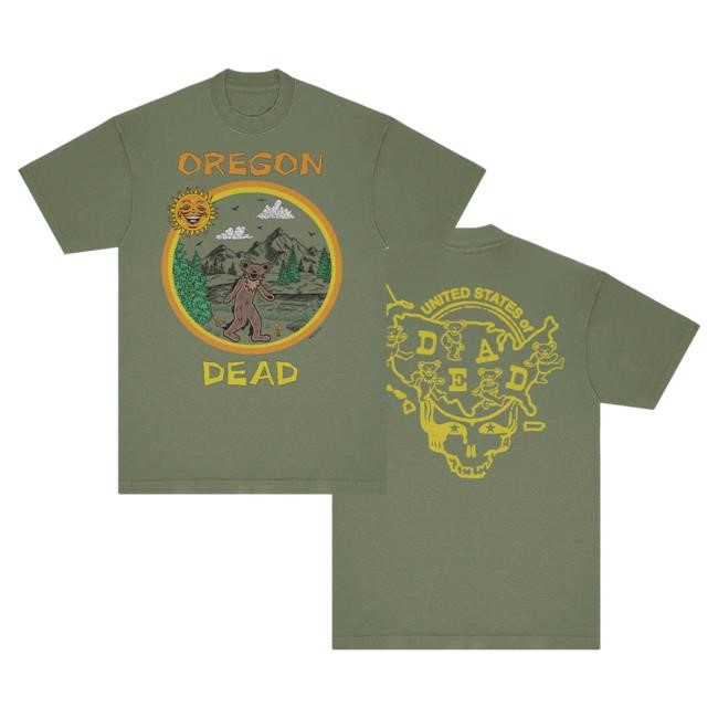 Grateful Dead Oregon United States of Dead Shirt | Grateful Dead Merch Store Official