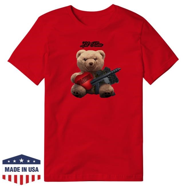 Official Lil Kim #Mine Teddy With Gun – Popover Hoodie