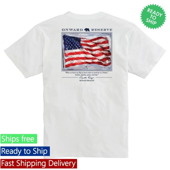 Classic Americana Old Glory Tee Onward Reserve Red