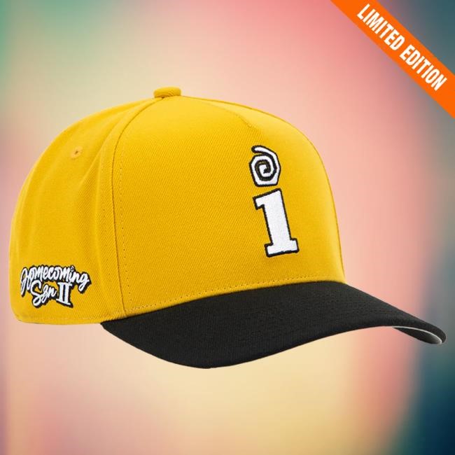 Official Interscope Yellow University Snapback Cap