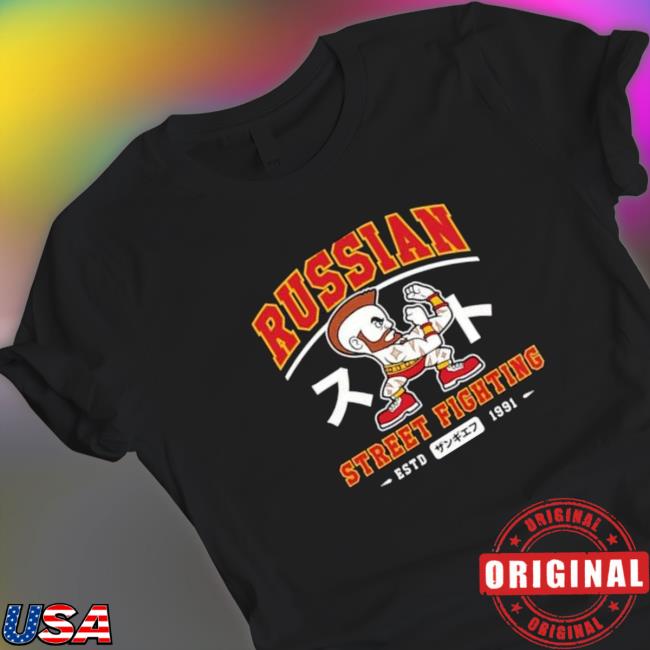 Russian Street Fighting Long Sleeve T Shirt Russian Street Fighting Long Sleeve Tee