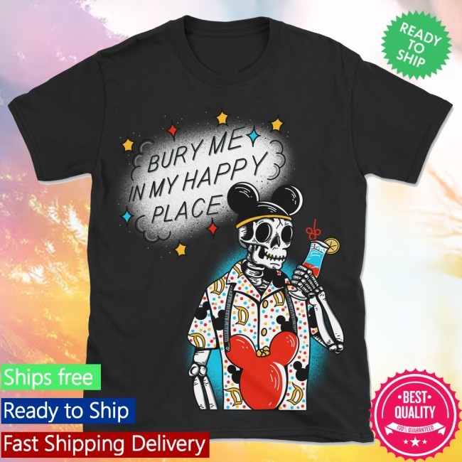 The Lost Bros Bury Me In My Happy Place T Shirt The Lost Bros Merch