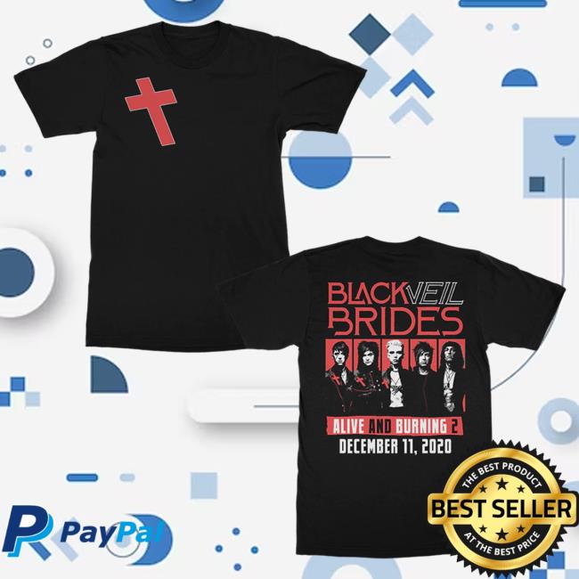 Official Black Veil Brides Merch Store Black Veil Brides 12/11 Event T-Shirts Black Veil Brides Clothing Shop