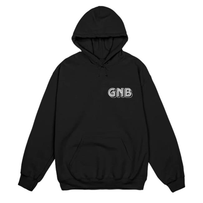 Official Gnb Merch The Goat Couple Black Hooded Sweatshirt