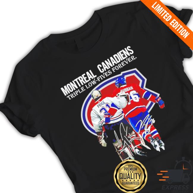Carey Price And P. K. Subban Montreal Canadiens Triple Low Fives Forever Signature Classic Shirt