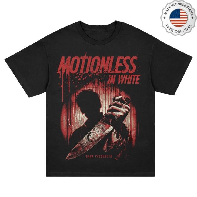 Official Miwmerch Motionless In White Dark Passenger Hot Shirt (Black) Miw Merch Store