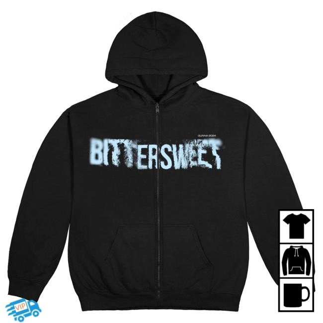 Official Gunna Merch Clothing Store Wunna Bittersweet Zip Hoodie