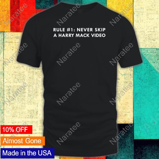Harry Mack Merch Rule #1 Never Skip A Harry Mack Video Long Sleeve T Shirt Harrymackofficial