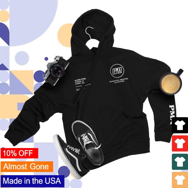 Official Jacksepticeye Merch Pma Sometimes It Takes A Long Time Hooded Sweatshirt