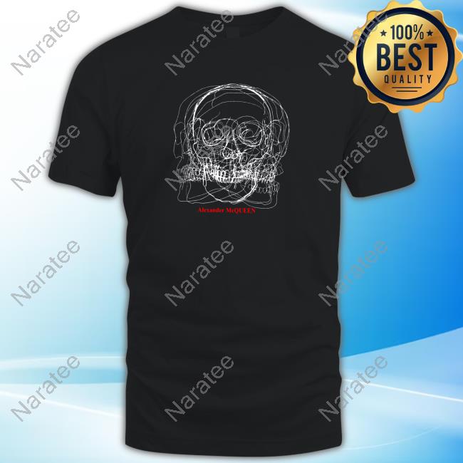 Alexander McQueen Men's Sketch Skull Long Sleeve T-Shirt