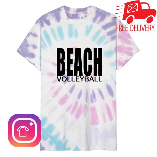 Spreadshirt Shop Store Beach Volleyball Unisex Tie Dye Shirts Pastel Spiral Spread Shirt Merch