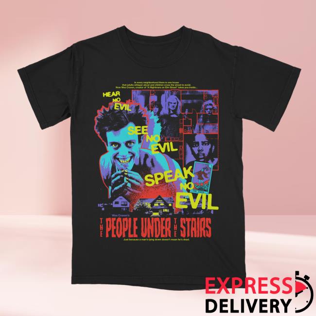 Official Studiohouse Designs The People Under The Stairs T Shirt