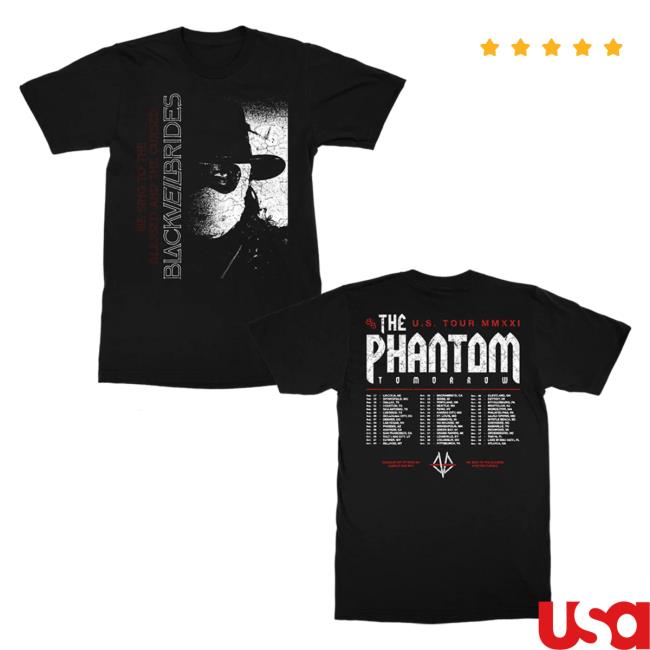 Official Black Veil Brides Merch Store Black Veil Brides The Phantom Tomorrow Tour Tshirt Black Veil Brides Clothing Shop