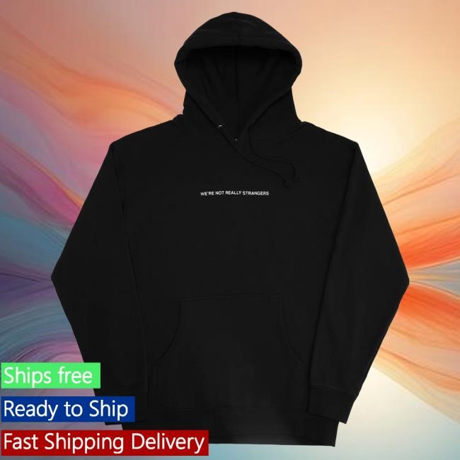 Official WNRS Merch Store We're Not Really Strangers WNRS Logo Pullover Hoodie