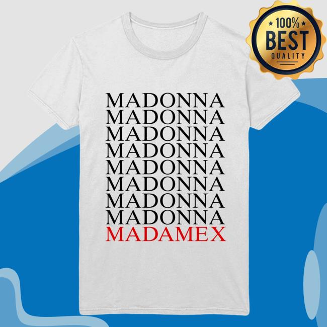 Official Madonna Merch Store Madonna Madame X Logo T-Shirts Madonna Louise Ciccone Clothing Shop