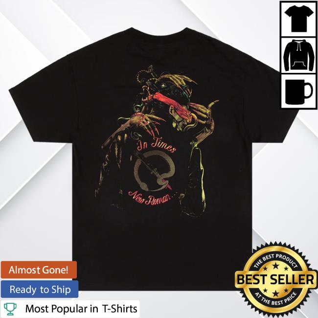 Official Queens Of The Stone Age Qotsa Merch Store In Times New Roman... Cover Tee Shirt Queensofthestoneage