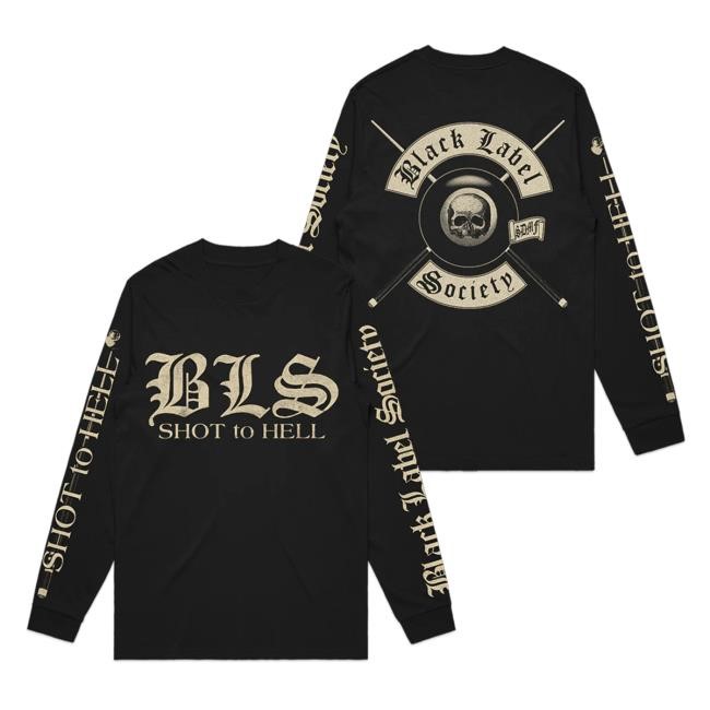 Shot To Hell Colors Tee Black Label Society Shop