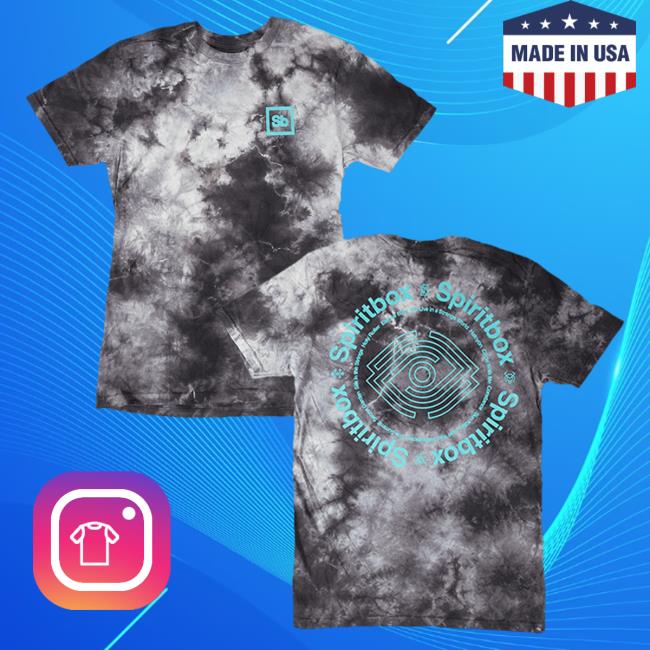 Official Spiritbox Merch Spiritbox Eternal Blue Tie Dye Shirt 2023