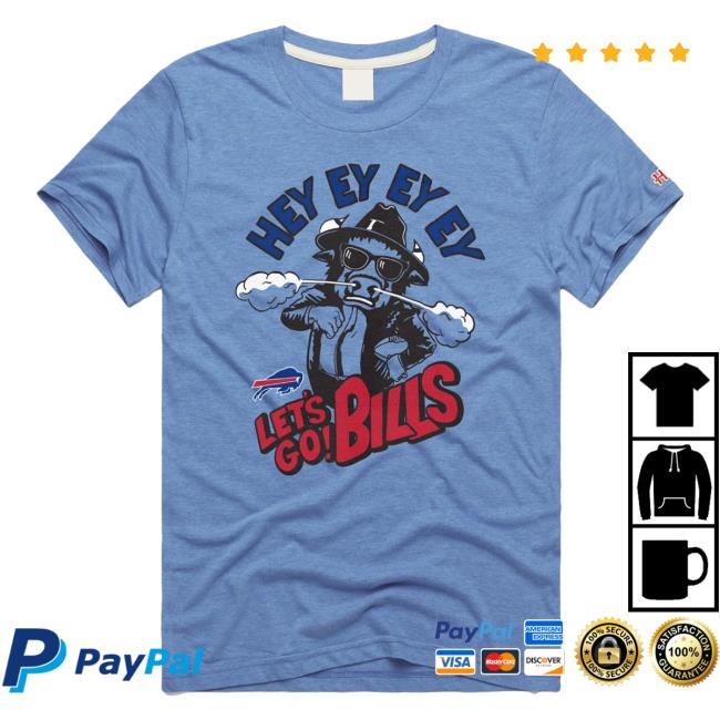 Official Homage Buffalo Bills "Hey Ey Lets Go Bills" T-Shirt