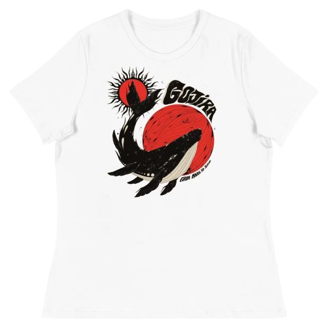 Official Gojira Merch Whale Moon Sun Women's Shirt
