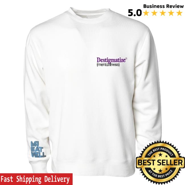 Official Mr Eatwell Clothing Dmi Midweight Pull Over Hoodie In Vintage Dr.'S Coat White Mreatwell