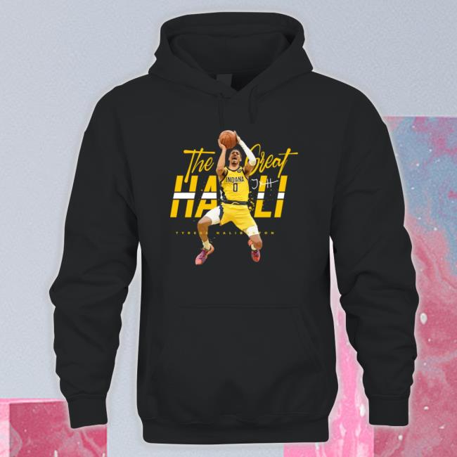 Tyrese Haliburton Indiana Pacers Hooded Sweatshirt
