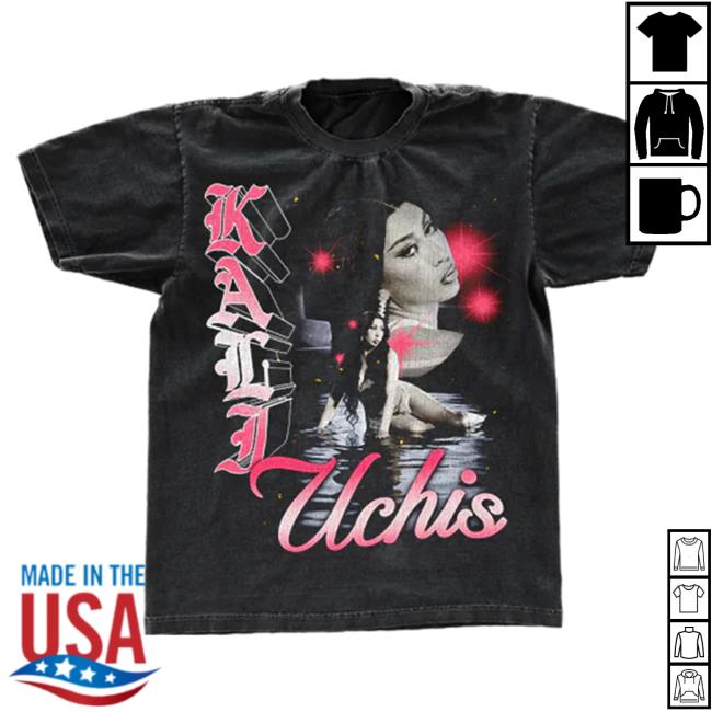 Kali Uchis Clothing Store Shop RVIM Tour Black & Pink Tour Top Shirt Kaliuchis Merch