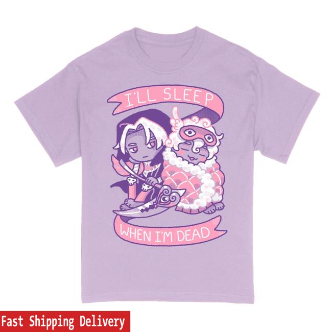 Hades Merch Store| I'll Sleep When I'm Dead New Shirt - Fangamer Clothing Shop Official Apparel