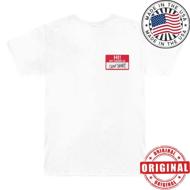 Official Eminem Merch Store Slim Shady Eminem Hi, My Name Is... Shirts Eminem Apparel Clothing Shop SlimShady