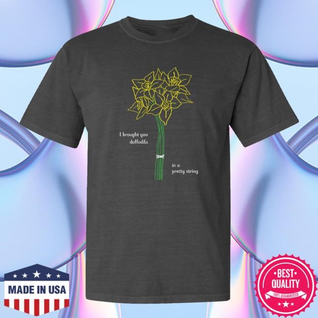 Daffodils Essential T Shirt Black - Tom Odell Official Merch