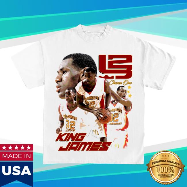 Wear Icy Merch Lebron James 2003 All-American Game Mvp King James T Shirts