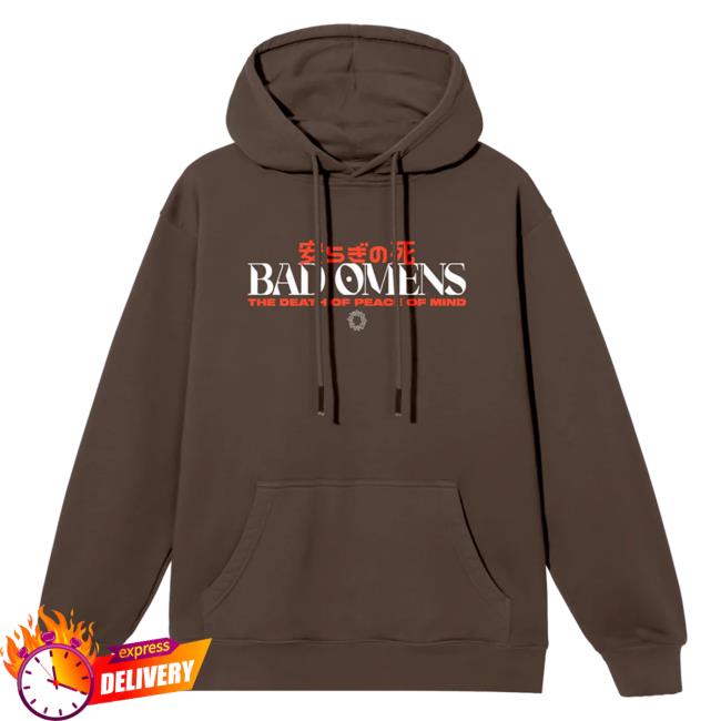 Official Sumerian Records Merch Store Bad Omens - Tracklist Brown Hoodies