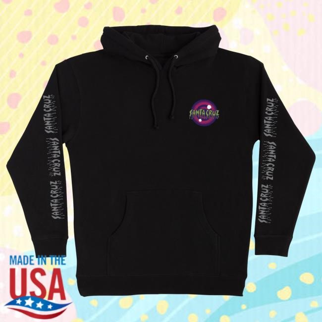 Roskopp Iris Santa Cruz Hoodie Black Old Skull Skateboards Release