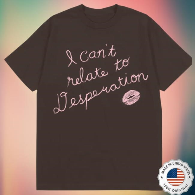 Official Sabrina Carpenter Merch Store Can't Relate New Shirt