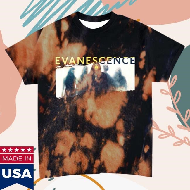 Evanescence Official Store Evanescence Tie Dye Band Tee