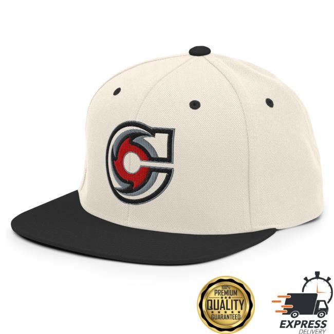 Cincy Shirts Cyclones Logo Snapback Hat Premium Graphic