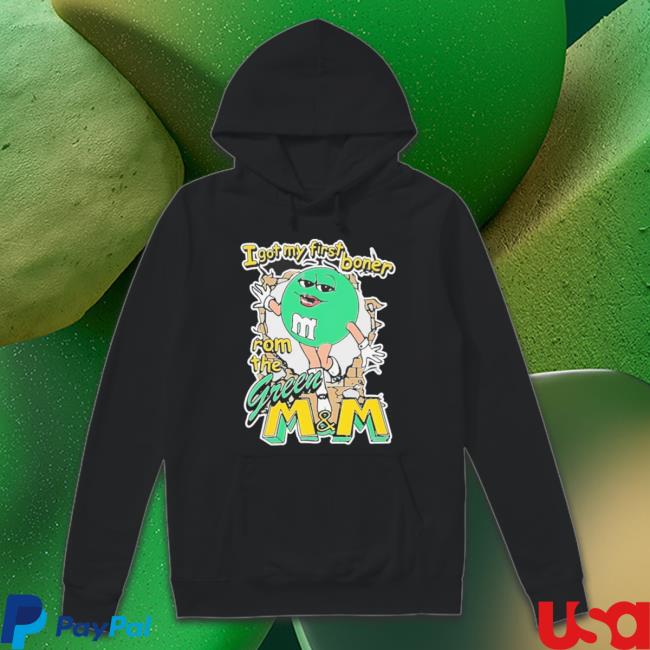 Official I Got My First Boner From The Green M&M Shirt