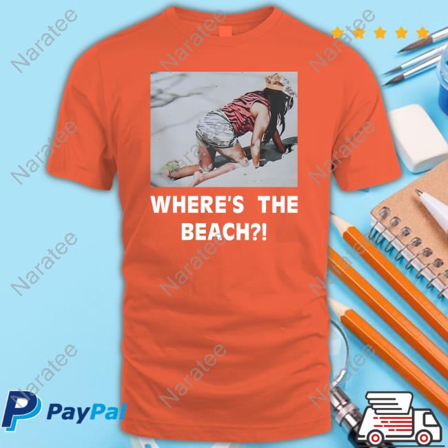 Where's The Beach Picture Tee Shirt